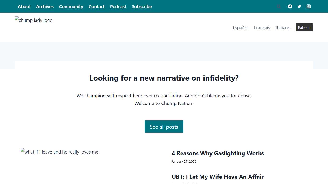 Home - ChumpLady.com