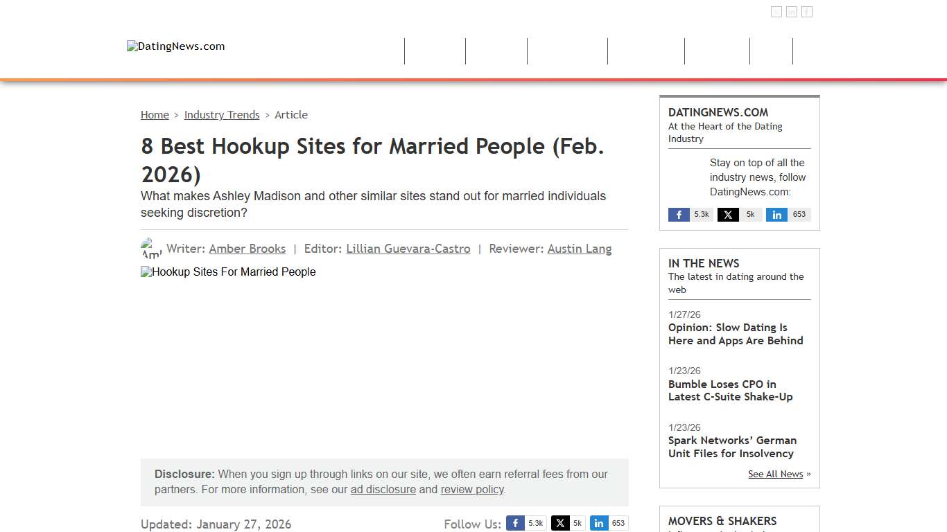 8 Best Hookup Sites for Married People (Feb. 2026)